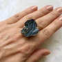 Inel Agata Druzy & alama aurita