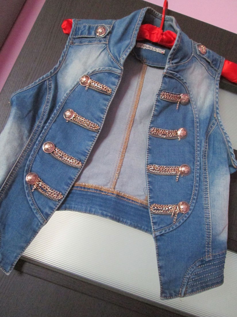 vesta blugi deosebita Sixte jeans dame M/L