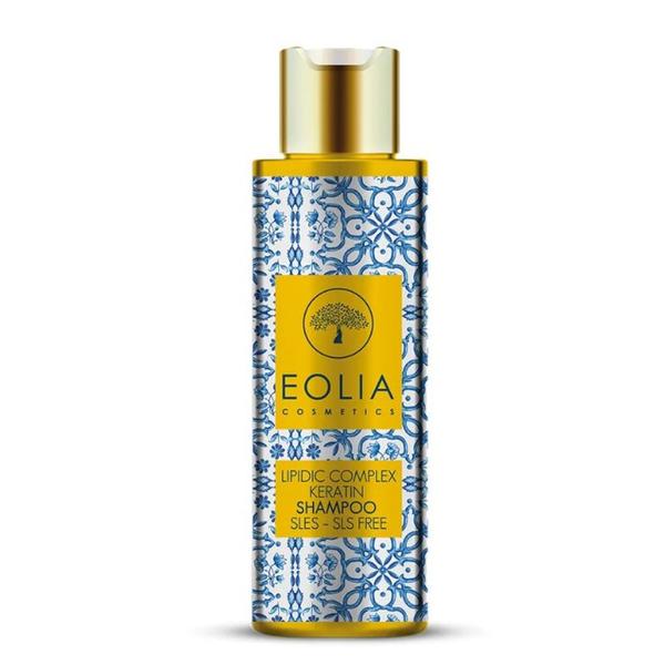 Sampon cu Complex Lipidic si Keratina, fara SLS/SLES - Eolia Cosmetics Lipidic Complex Keratin Shampoo - SLES/SLS Free, 250 ml