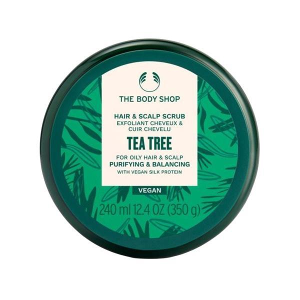 Exfoliant Purificator si Echilibrant Pentru Par Si Scalp Tea Tree The Body Shop, 240 ml