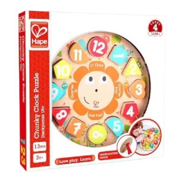 Puzzle lemn. Ceas