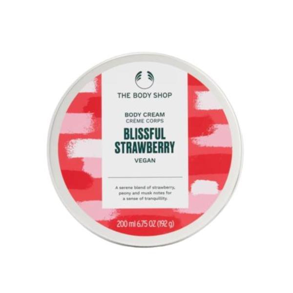 Crema hidratanta pentru corp The Body Shop, Blissful Strawberry, 200 ml