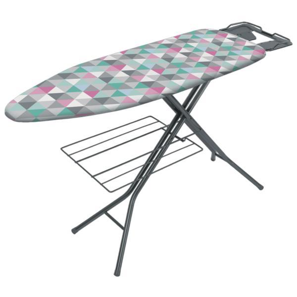 Masa de calcat Antares, cu suport pentru fierul de calcat si rufe, 114x38 cm