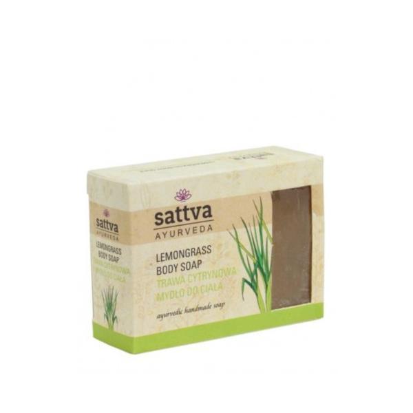 Sapun cu glicerina si lemongrass, &ndash; Sattva Ayurveda, 125 gr