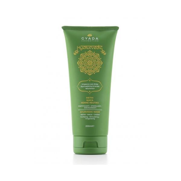 Masca de par crema fortifianta cu methi si acid hialuronic, Hyalurvedic Gyada, 200 ml