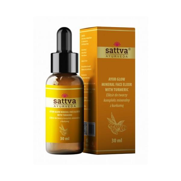 Ser de fata cu turmeric si minerale Ayur Glow, &ndash; Sattva Ayurveda, 30 ml
