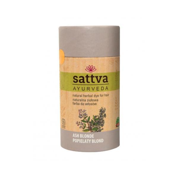 Vopsea de par Blond Cenusiu, &ndash; Sattva Ayurveda, 150gr