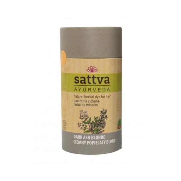 Vopsea de par Blond Cenusiu Inchis, &ndash; Sattva Ayurveda, 150 g