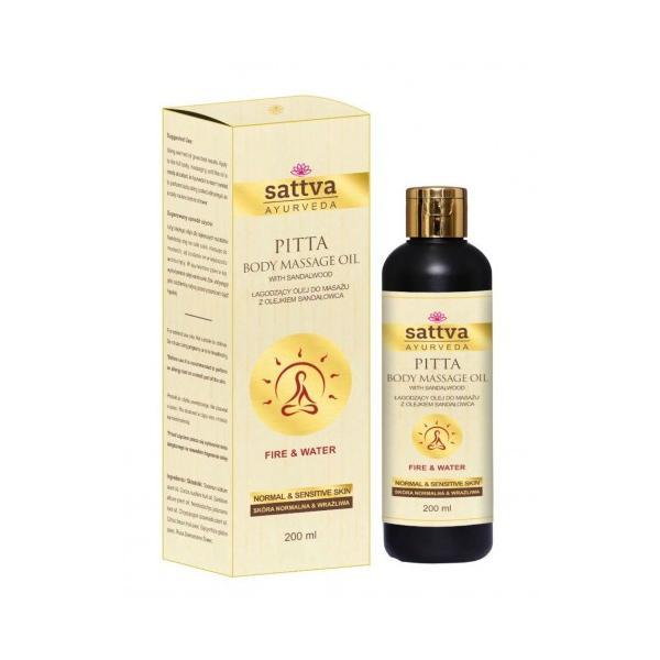 Ulei masaj Pitta, &ndash; Sattva Ayurveda, 200 ml