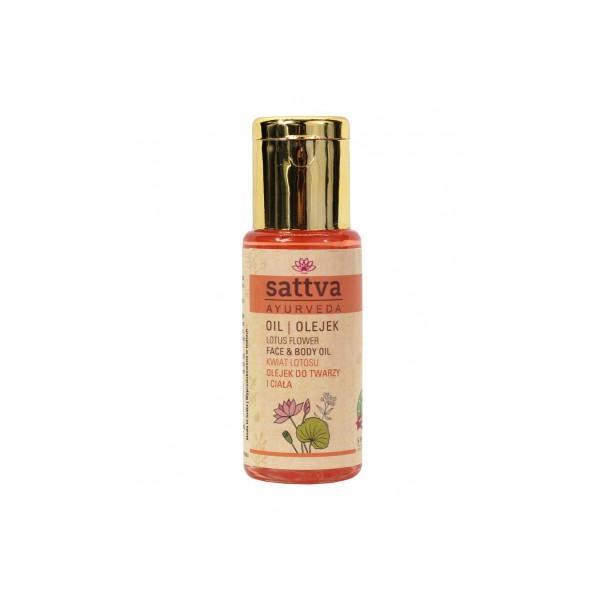 Ulei pentru fata si corp cu Lotus, &ndash; Sattva Ayurveda, 50 ml