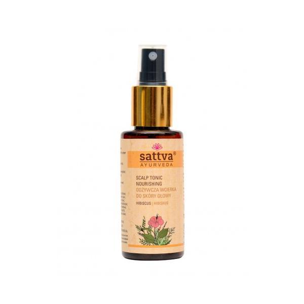 Tonic nutritiv pentru scalp si par cu hibiscus, &ndash; Sattva Ayurveda, 100 ml