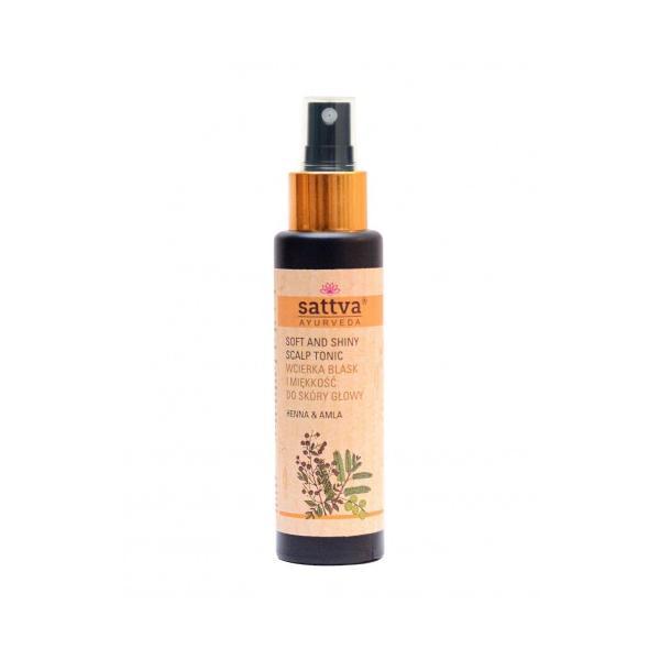 Tonic pentru par cu henna si amla, &ndash; Sattva Ayurveda, 100 ml