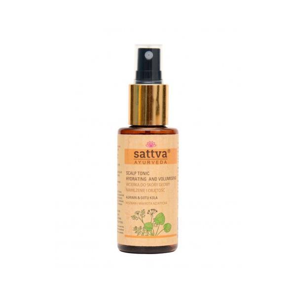 Tonic pentru volum si hidratare par cu Ajwain &amp; Gotu Kola, &ndash; Sattva Ayurveda, 100 ml