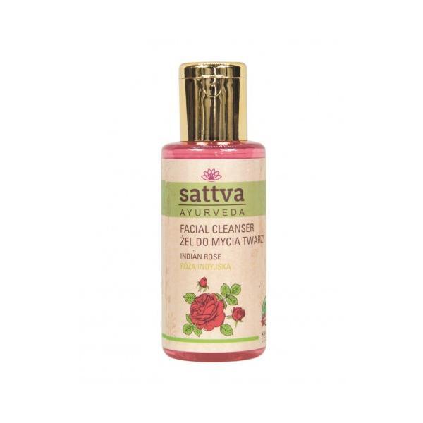 Gel de curatare fata cu Trandafir, - Sattva Ayurveda, 100 ml