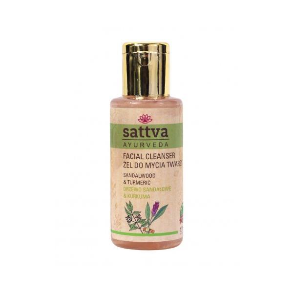 Gel de curatare fata cu Santal si Turmeric, - Sattva Ayurveda, 100 ml