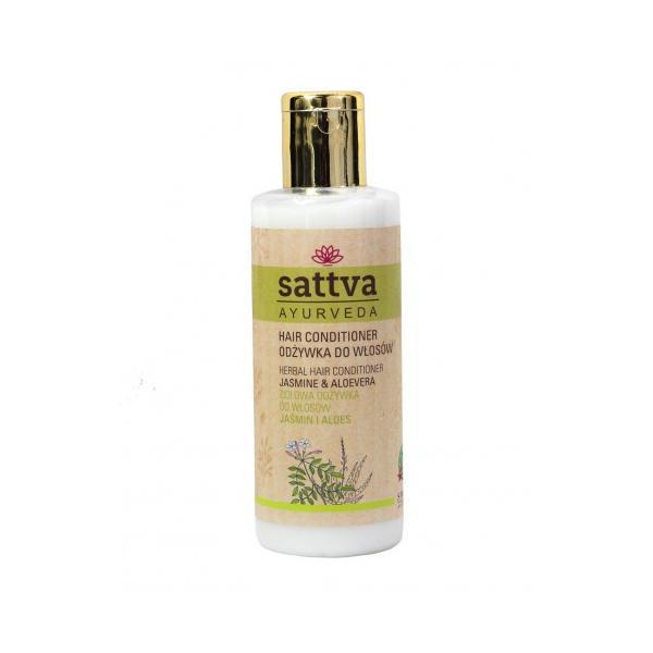 Balsam de par cu Iasomie si Aloe, - Sattva Ayurveda, 210 ml