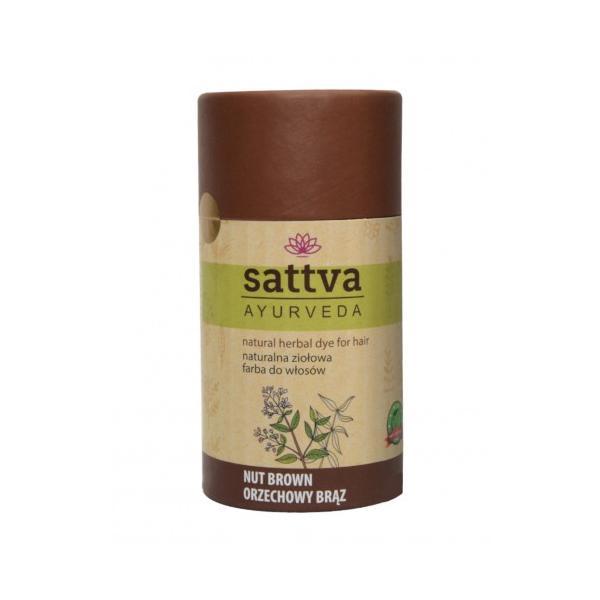 Vopsea Henna Saten Nuca, &ndash; Sattva Ayurveda, 150gr