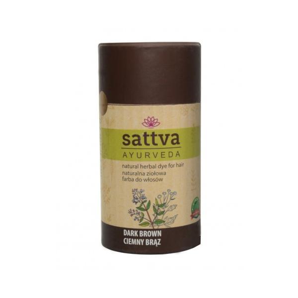 Vopsea Ciocolatiu Inchis, &ndash; Sattva Ayurveda, 150 g