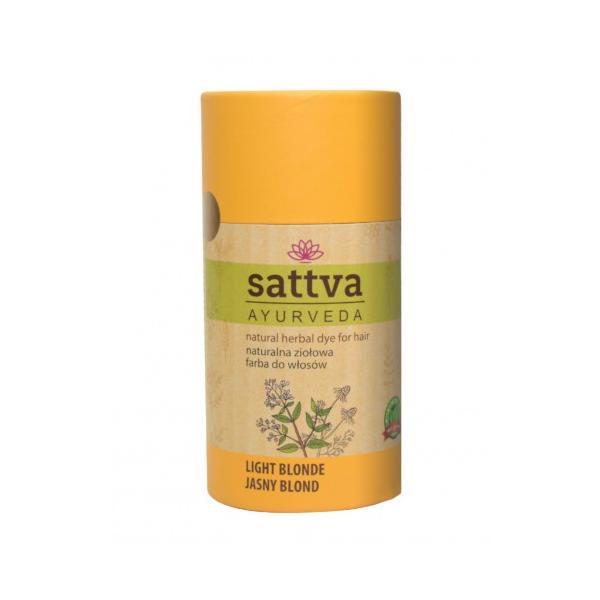 Vopsea de par Blond Deschis, &ndash; Sattva Ayurveda, 150 g