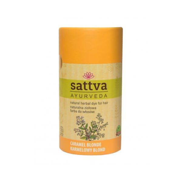 Vopsea de par Blond Caramel, &ndash; Sattva Ayurveda, 150 g