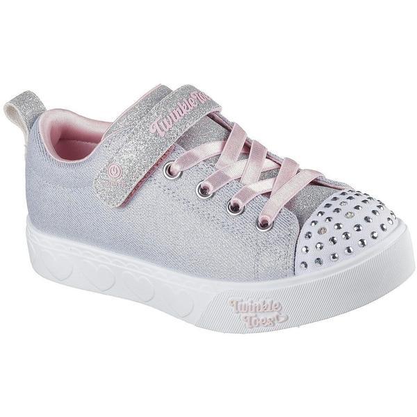 Pantofi sport copii Skechers Heart Steps - Shimmer Sweetie 314620L-GYPK, 32, Gri