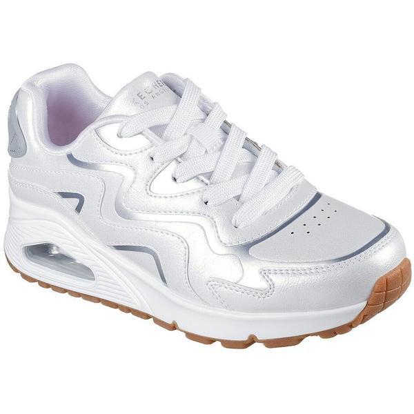 Pantofi sport femei Skechers Uno Gen1-wavy Shimmer 310322L-WSL, 35, Alb