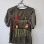 Bluza din vascoza cu pasarele impaslite