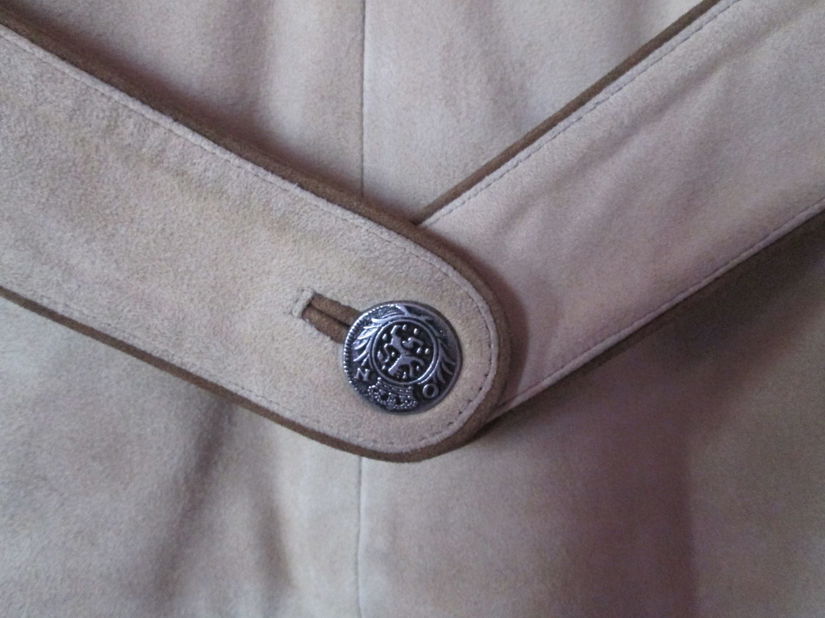 vesta eleganta barbati piele intoarsa 50/L