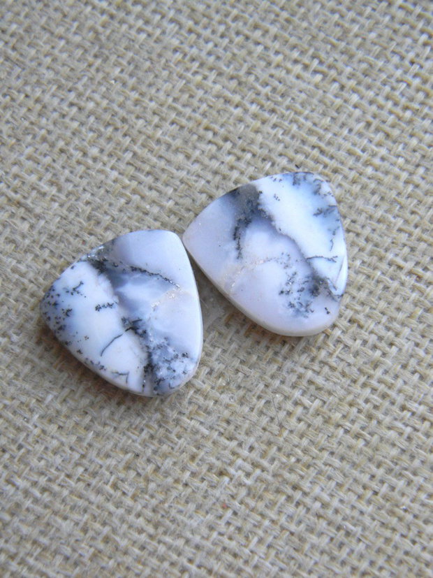 Pereche cabosoane opal dendritic (MN19-1)