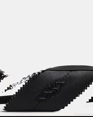 BOSS poșetă culoarea bej, 50547969