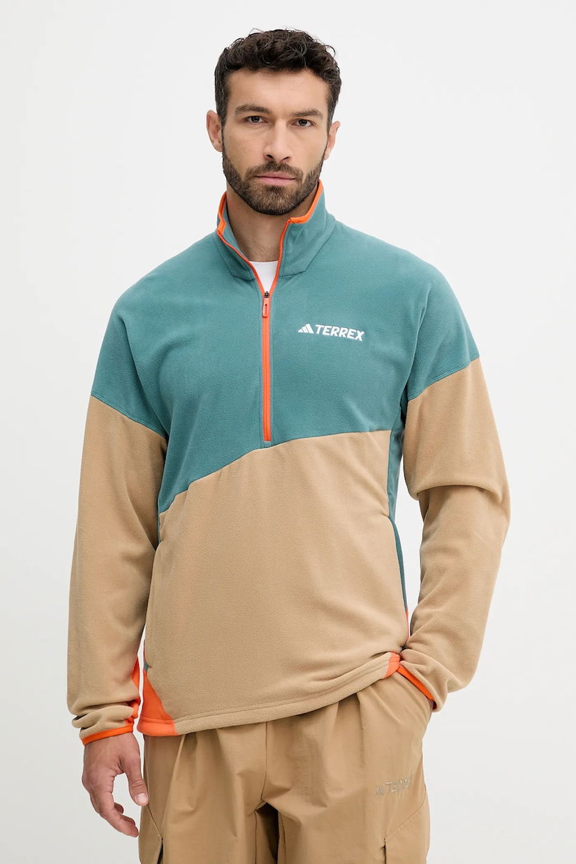 adidas TERREX hanorac în aer liber Multi culoarea verde, cu imprimeu, JM0132