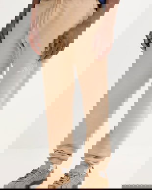 adidas pantaloni de trening All SZN culoarea bej, uni, JX5099