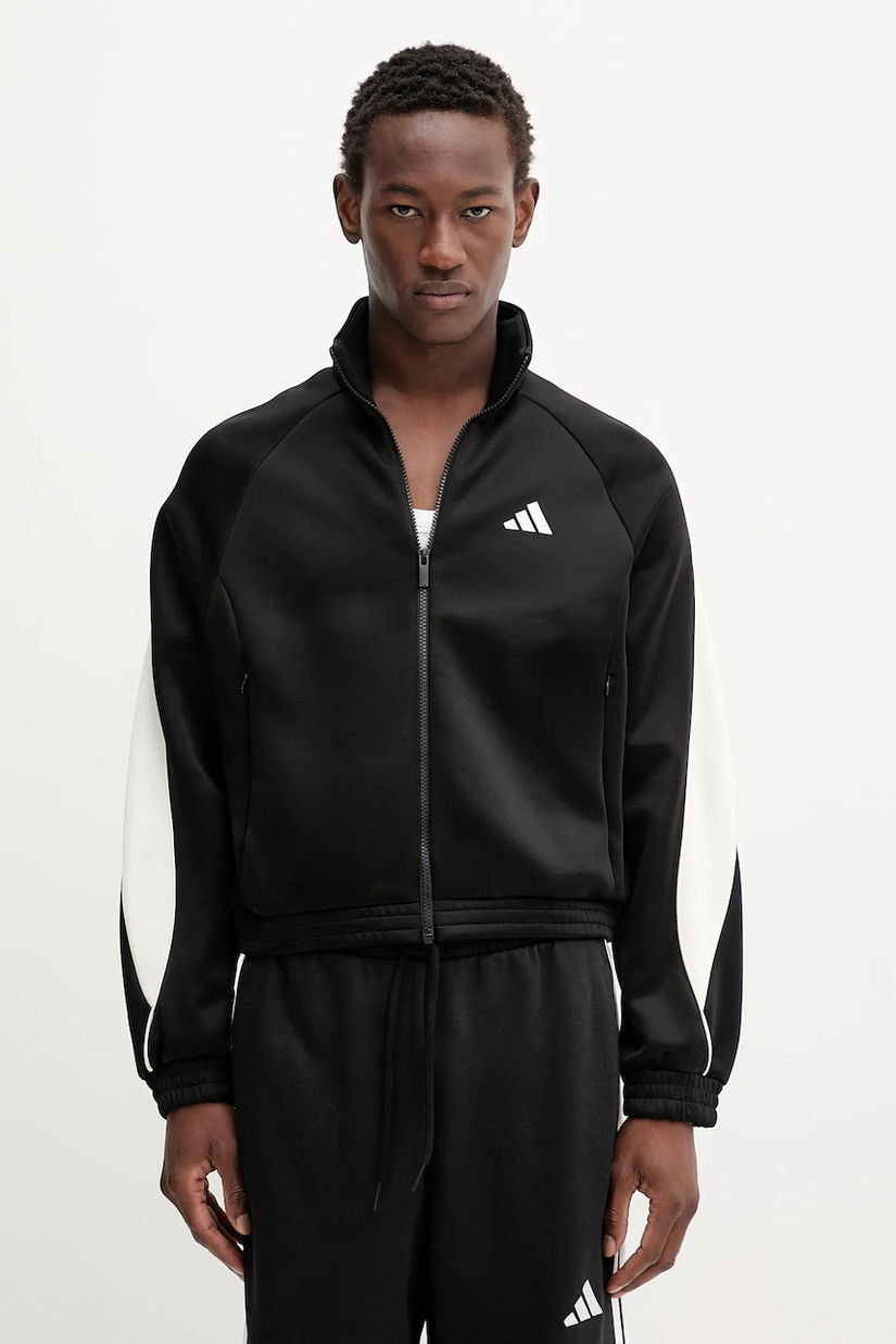 adidas bluză Stadium culoarea negru, uni, JL6886