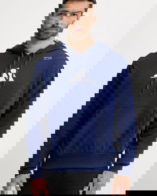 adidas Performance hanorac de antrenament Category Training Graphic culoarea bleumarin, cu glugă, cu imprimeu, JM8974