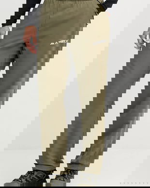 adidas TERREX pantaloni de exterior Liteflex culoarea verde, drept, JF3708