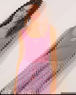 women'secret pijama culoarea roz, bumbac, 3599196