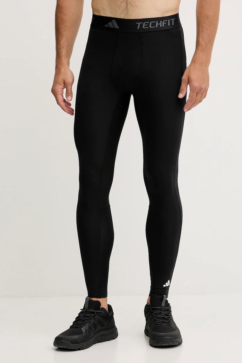 adidas Performance leggins de antrenament Techfit culoarea negru, uni, IN5590