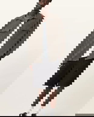 AllSaints pantaloni scurți TALBOT culoarea negru, M008TC