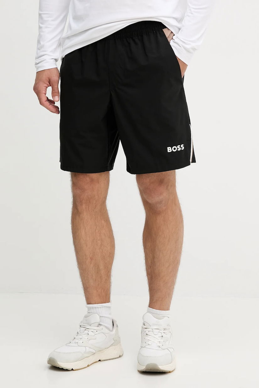 BOSS Green pantaloni scurți culoarea negru, 50541370