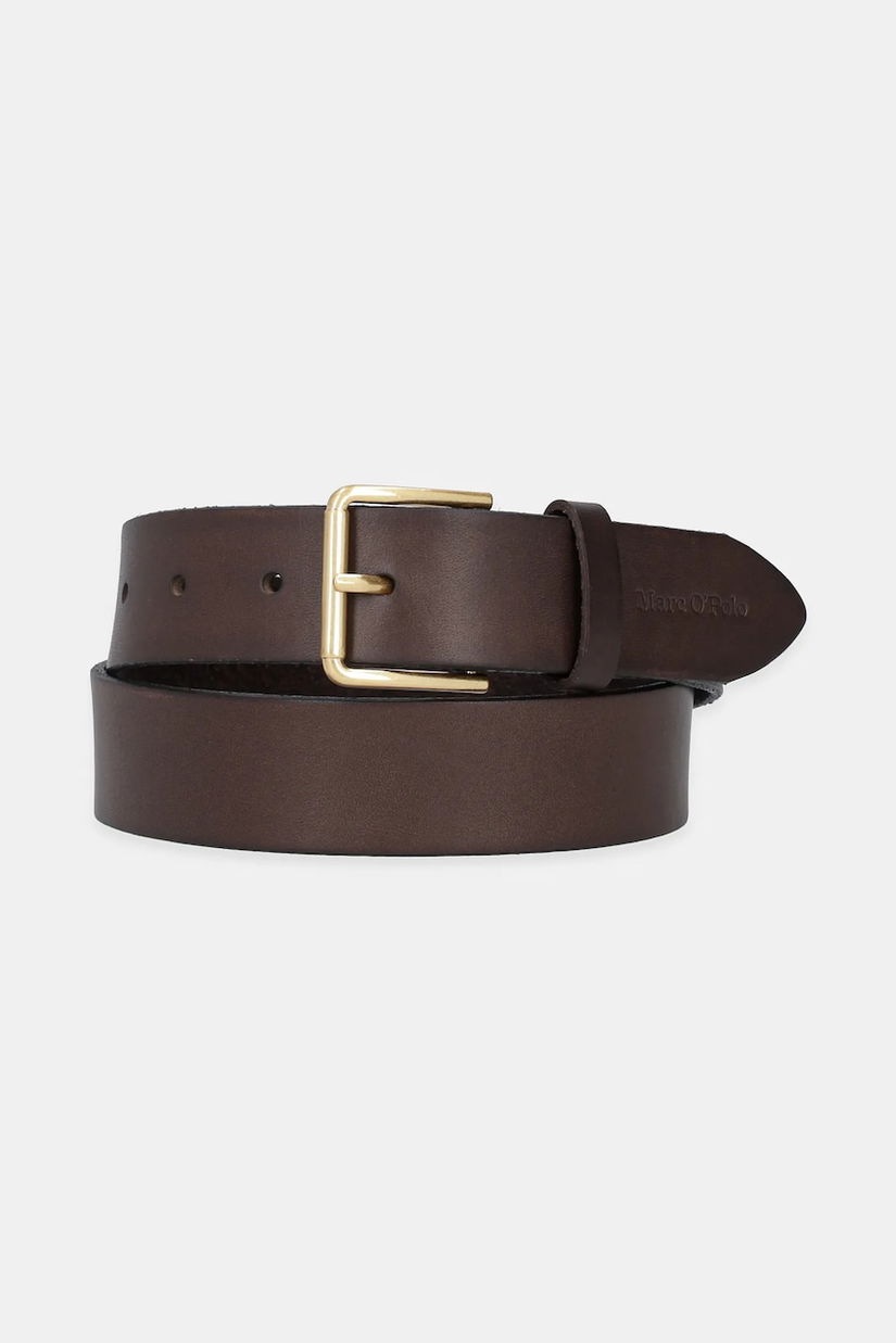Marc O'Polo curea de piele culoarea maro, 50617739501101
