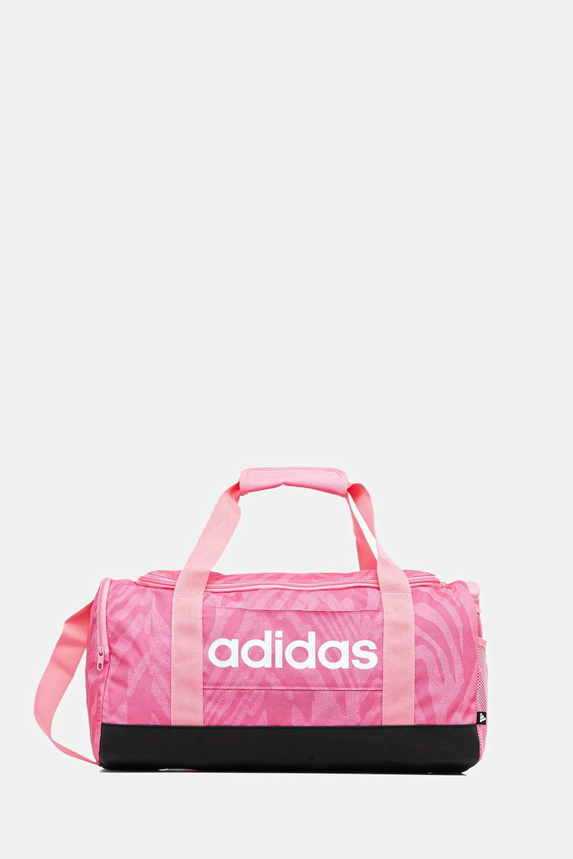 adidas geantă sport Linear Training Graphic Duffle Small culoarea roz, JX1266