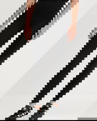 adidas Performance jambiere de yoga All Me culoarea negru, uni, JW7584