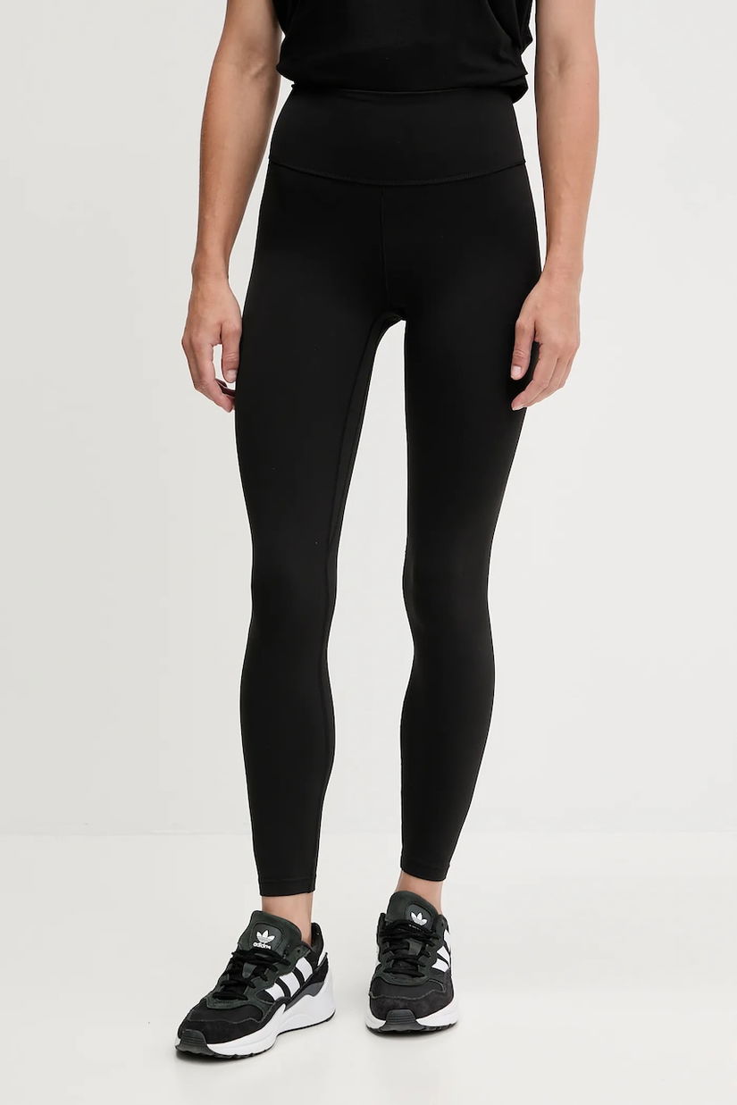 adidas Performance jambiere de yoga All Me culoarea negru, uni, JW7584