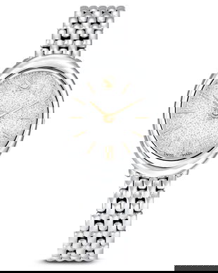 Swarovski ceas IMBER culoarea argintiu, 5717590