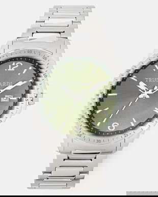 Trussardi ceas T-HAWK culoarea argintiu, R2453153007