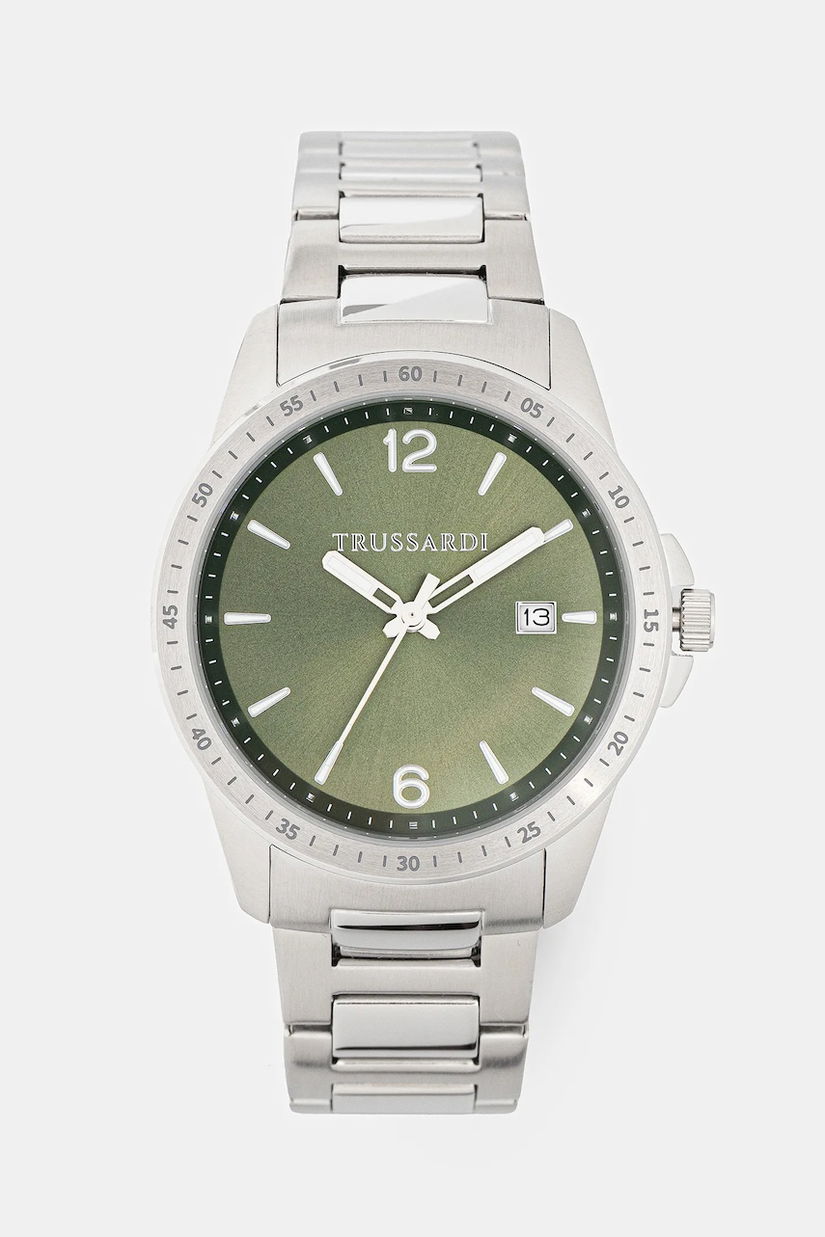 Trussardi ceas T-HAWK culoarea argintiu, R2453153007