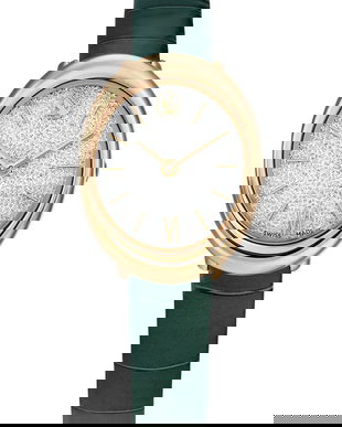 Swarovski ceas IMBER culoarea verde, 5717536