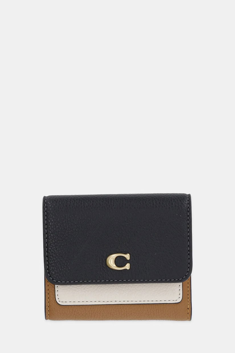 Coach portofel de piele Mila culoarea negru, CAO14