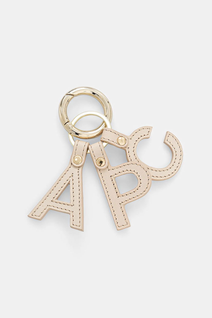 A.P.C. breloc de piele porte-cles lettres PXAWV.F63656