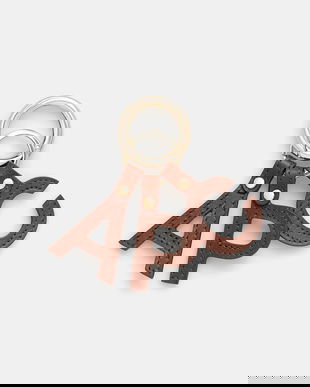 A.P.C. breloc de piele porte-cles lettres PXAWV.F63656